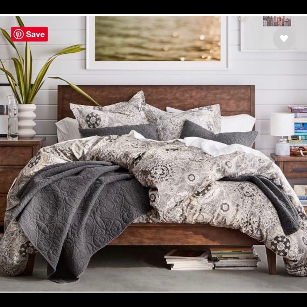 Pottery Barn Jacquelyn Medallion Duvet & Shams